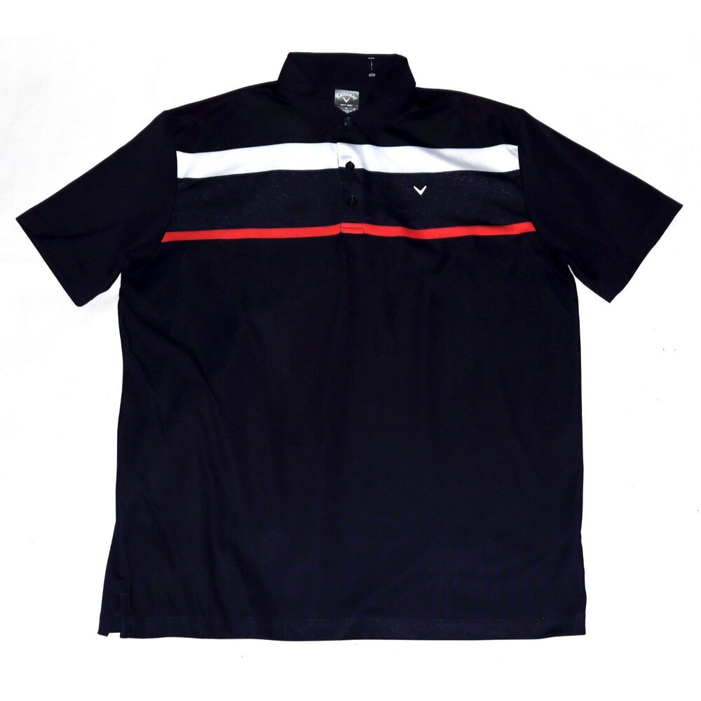 Callaway Opti-Dri Men's Short Sleeve Performance Golf Polo Shirt Size‎ Large